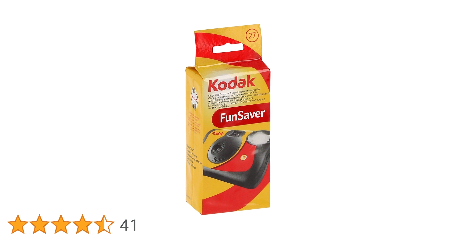 コダック　FunSaver4本 Amazon | Kodak(コダック) ファンセーバー フラッシュ800 27枚撮