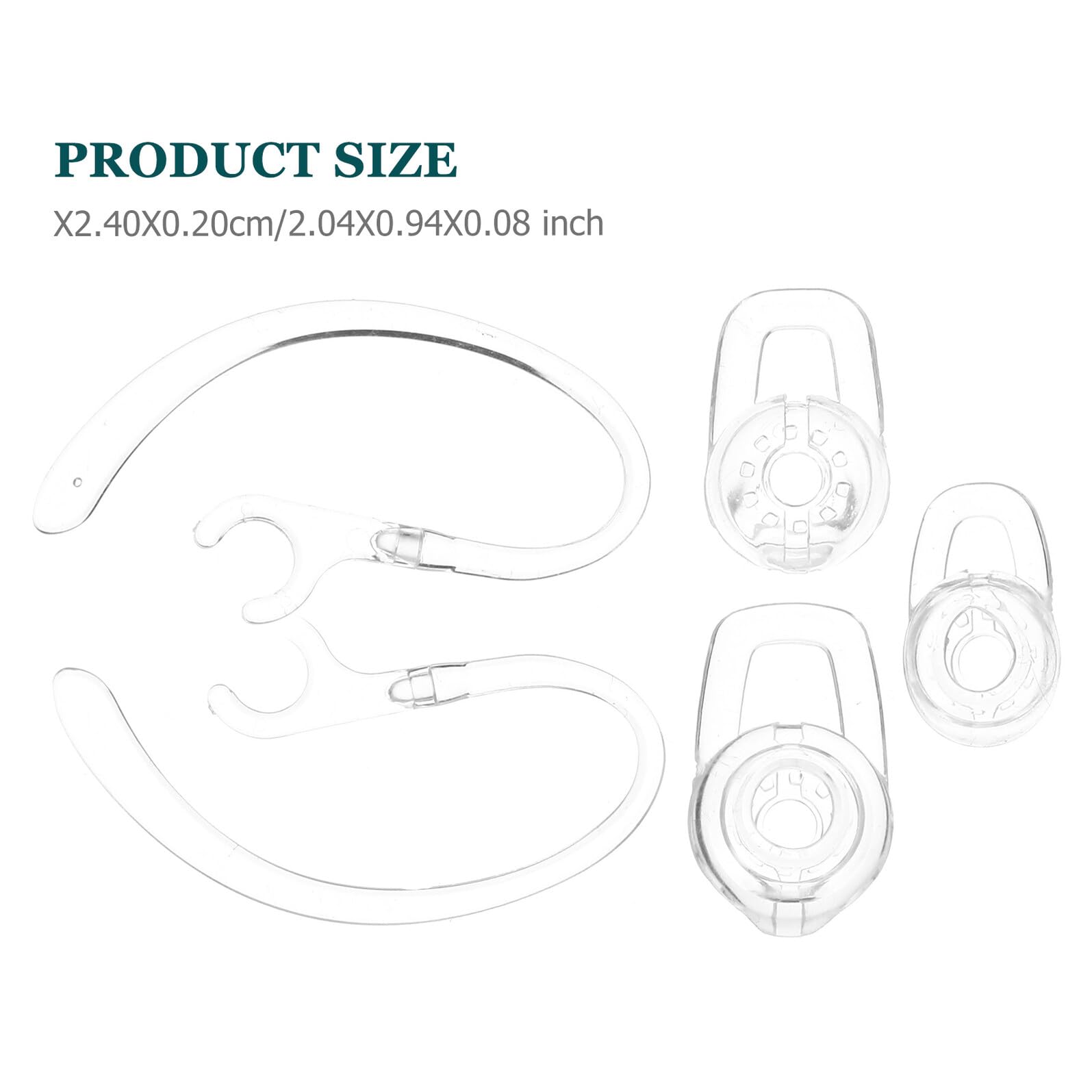 SHINEOFI 3 set Tappi Per Orecchie Punta Per Auricolari Ganci In Schiuma Per Auricolari Gancio Per Orecchie Ricambio Sintetico 20 pezzi * 3
