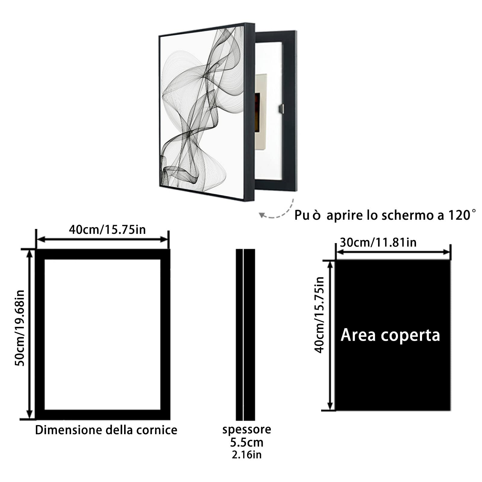 Pintura decorativa de caja de distribución, Restaurante Caja de distribución eléctrica Caja decorativa Interruptor Pintura Ocultar pinturas Sección vertical Perforación libre Panel eléctrico Decoració