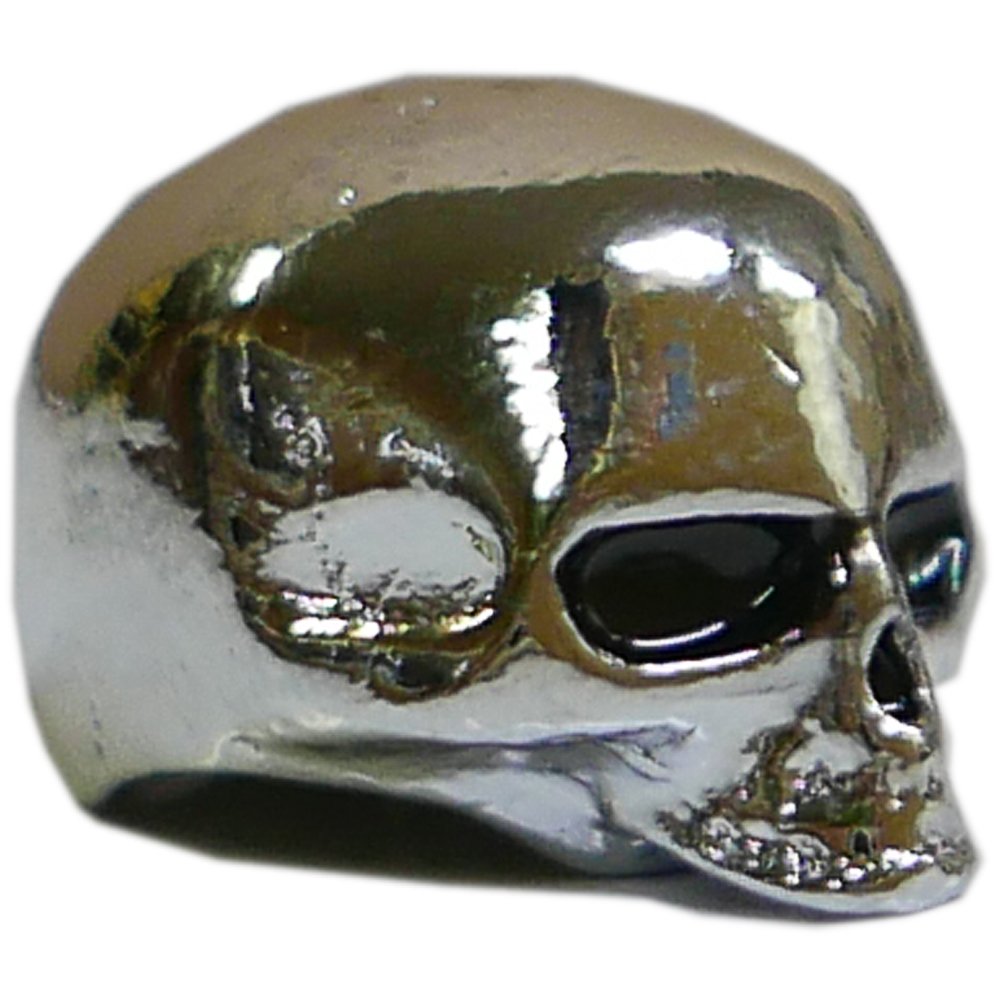 Q Parts Skull Knobs Chrome Single