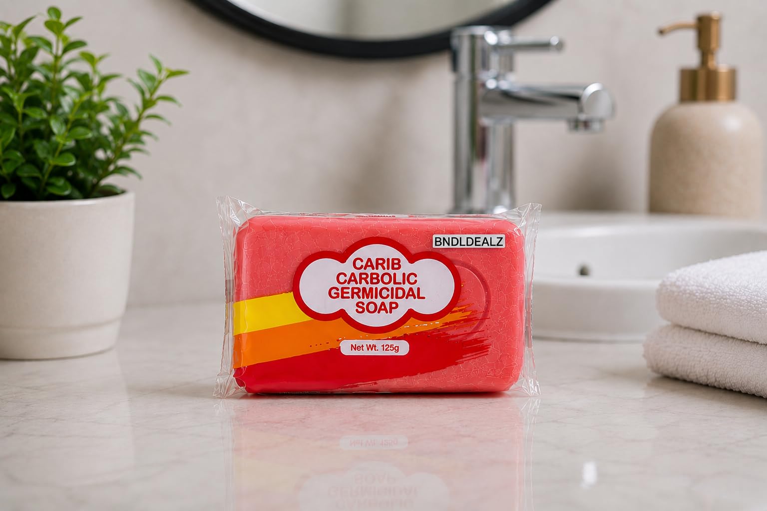 Carib Jamaican Carbolic Soap 12 Pack Bundle, 125g Bars