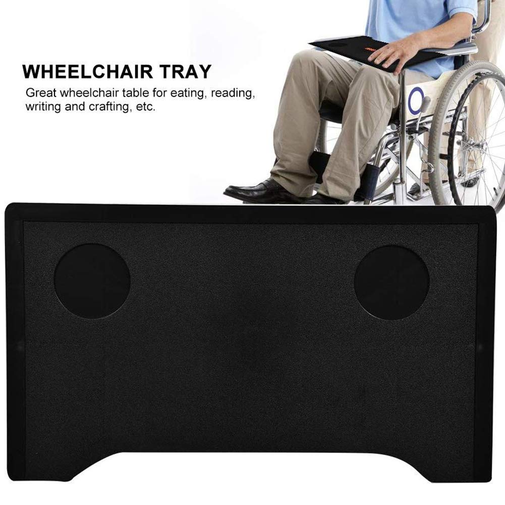 Buy Removable Wheelchair Lap Tray Table with 2 Cup Holders for Patients