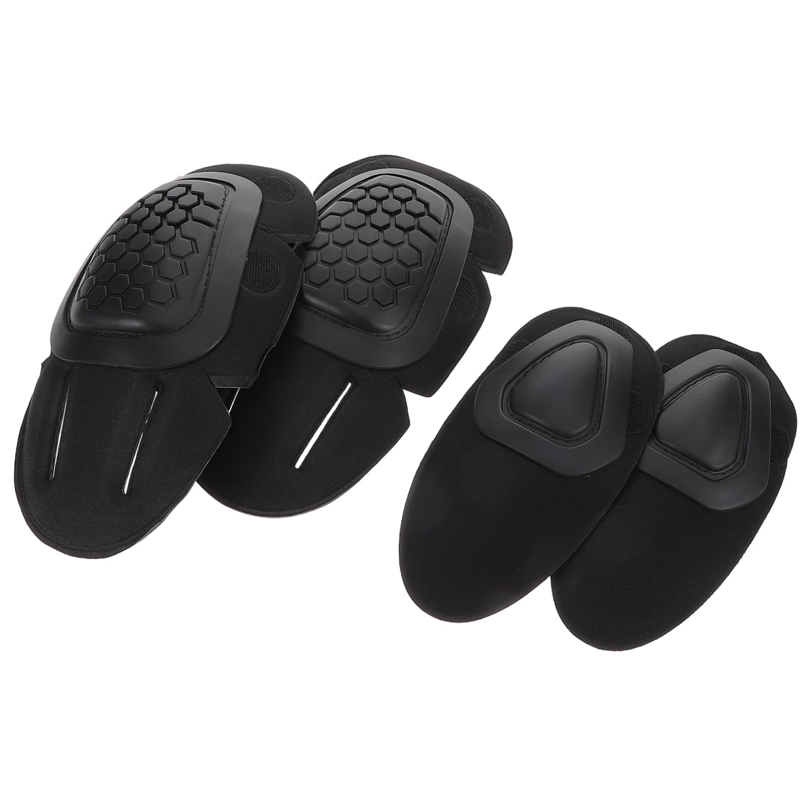 OUNONA Combat Sports Safety Kit 4pcs Knee Elbow Pads Protective Gear for Hunting Army Skating Outdoor Activities