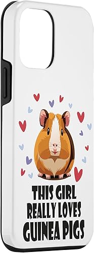 Miniatura 3 de iPhone 12 mini This girl really loves guinea pigs, Cute Guinea pig Case