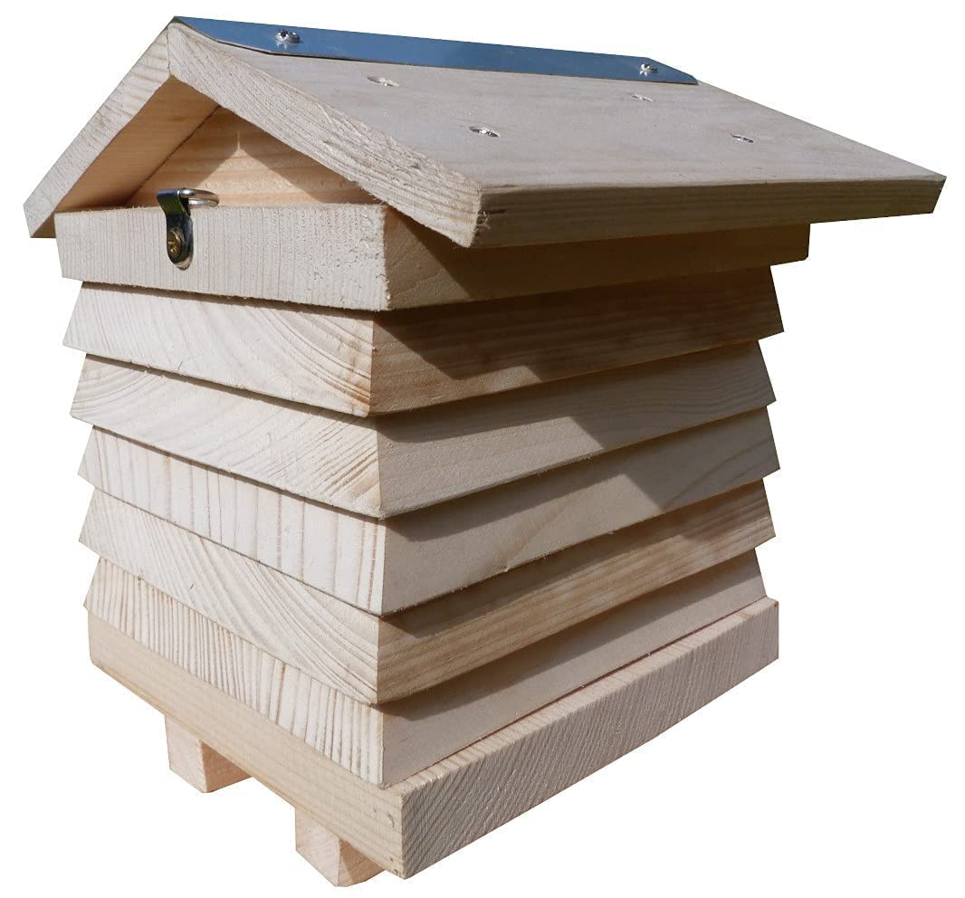 Hôtel en bois pour ruche d'abeille interactif
