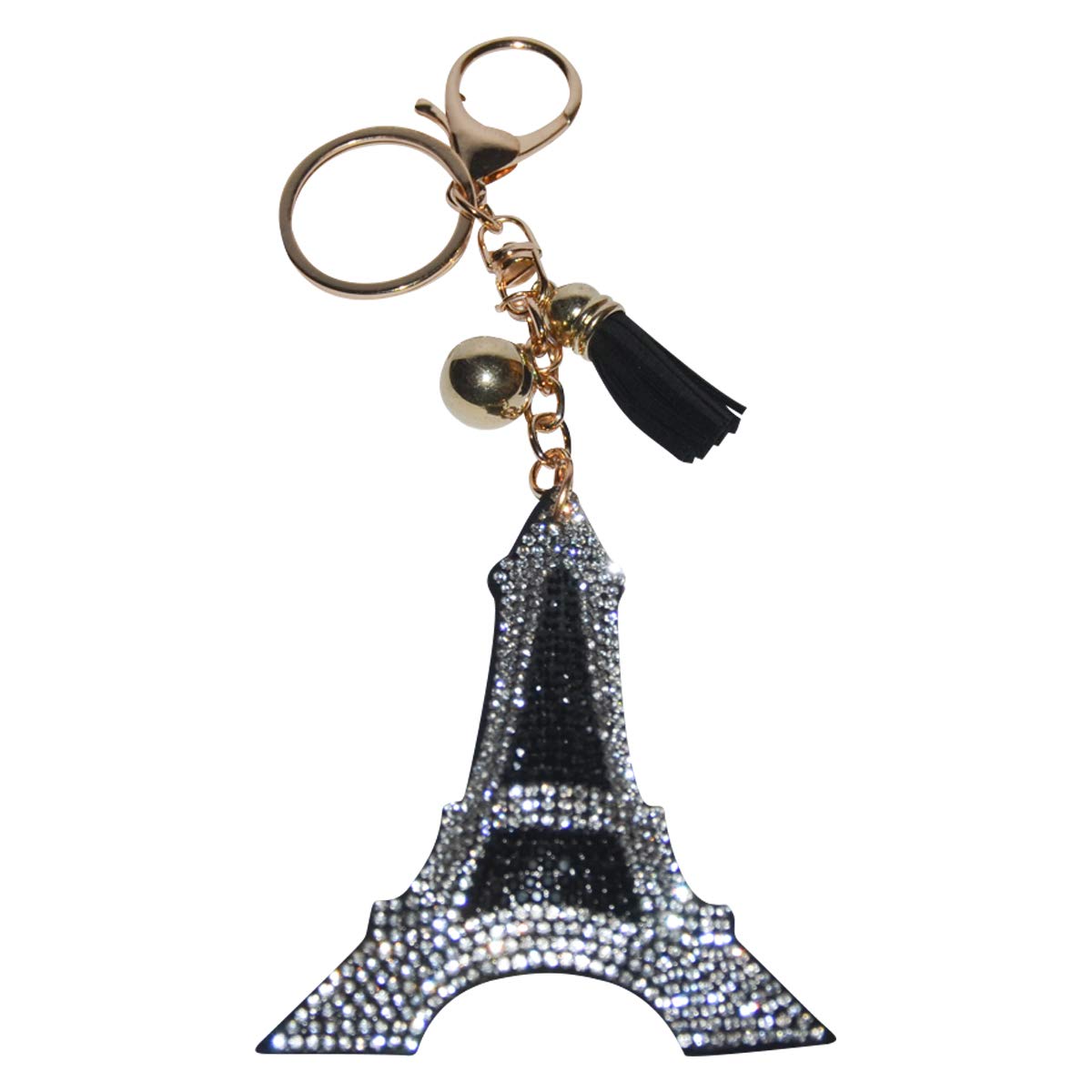 PopfizzyRhinestone Keychains for Women and Girls, Bling Backpack Keyrings, Purse Charms, Sparkle Key Fob, Fun Keychain Gifts