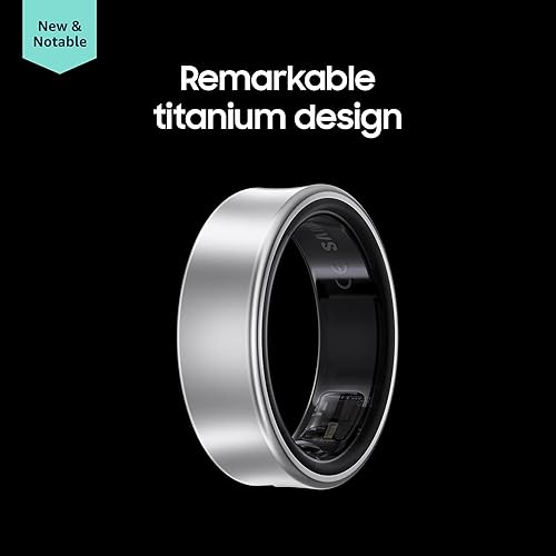 Miniatura 4 de SAMSUNG Anillo para galaxia, anillo inteligente AI, tamaño primero con kit de tamaño, sin suscripción a la aplicación, monitor de fitness, monitor