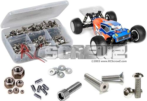 RCScrewZ - Kit de tornillos de acero inoxidable tek018 compatible con Tekno ET410 Truggy 1/10th (TKR7200)