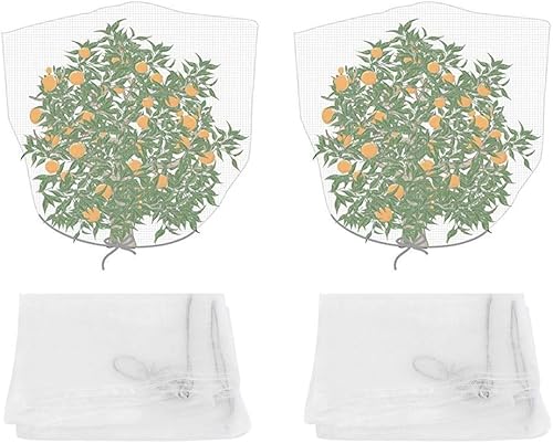 Miniatura 9 de Fydun 2pcs Barrier Netting Mesh Fruits Plant Tree Protection Greenhouse Garden Netting 2pcs Barrier Netting Mesh for Family