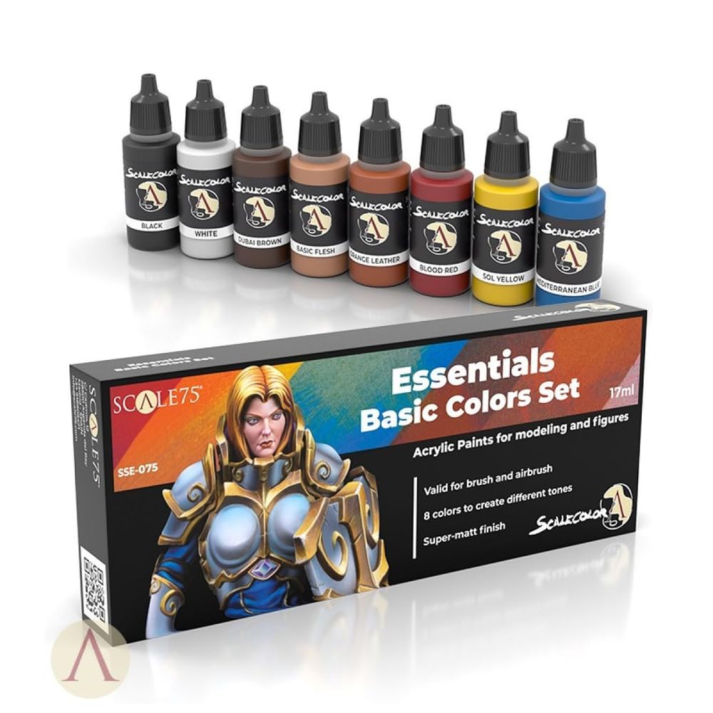 Amazon.com: ScaleColor - Essentials Basic Colors Paint Set : Arts Amazon.com: ScaleColor - Essentials Basic Colors Paint Set : Arts