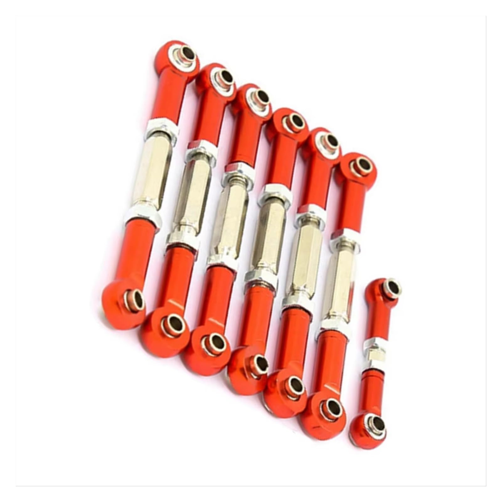 Rc Special Connecting Rod for Slash for VXL for Stampede for Hoss 2WD 1/10 Adjustable Stainless Steel for Chassis Linkage Rc Car Parts and Accessories Replacement Use