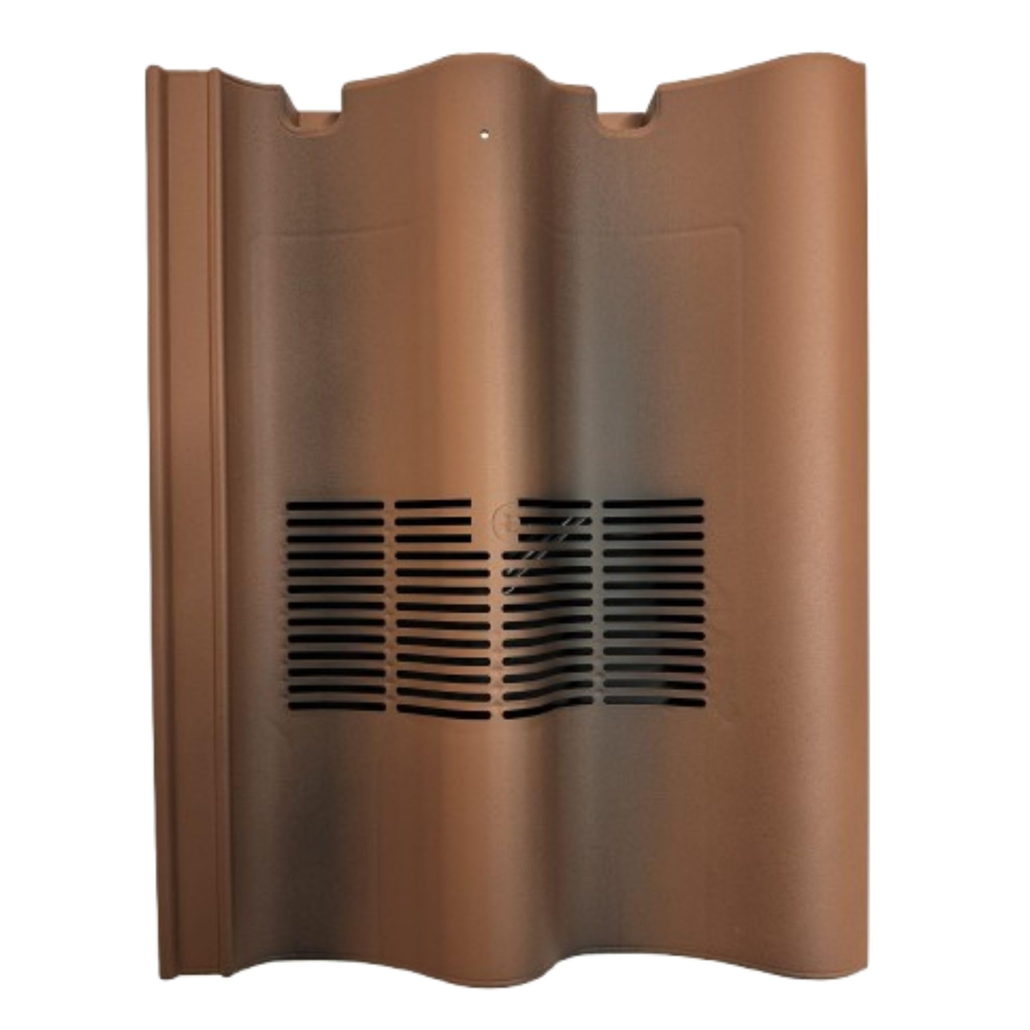 Roof Tile Vent with Flexi Pipe Adaptor for Marley Mendip, Redland Grovebury or Sandtoft Double Pantile (Farmhouse Red)