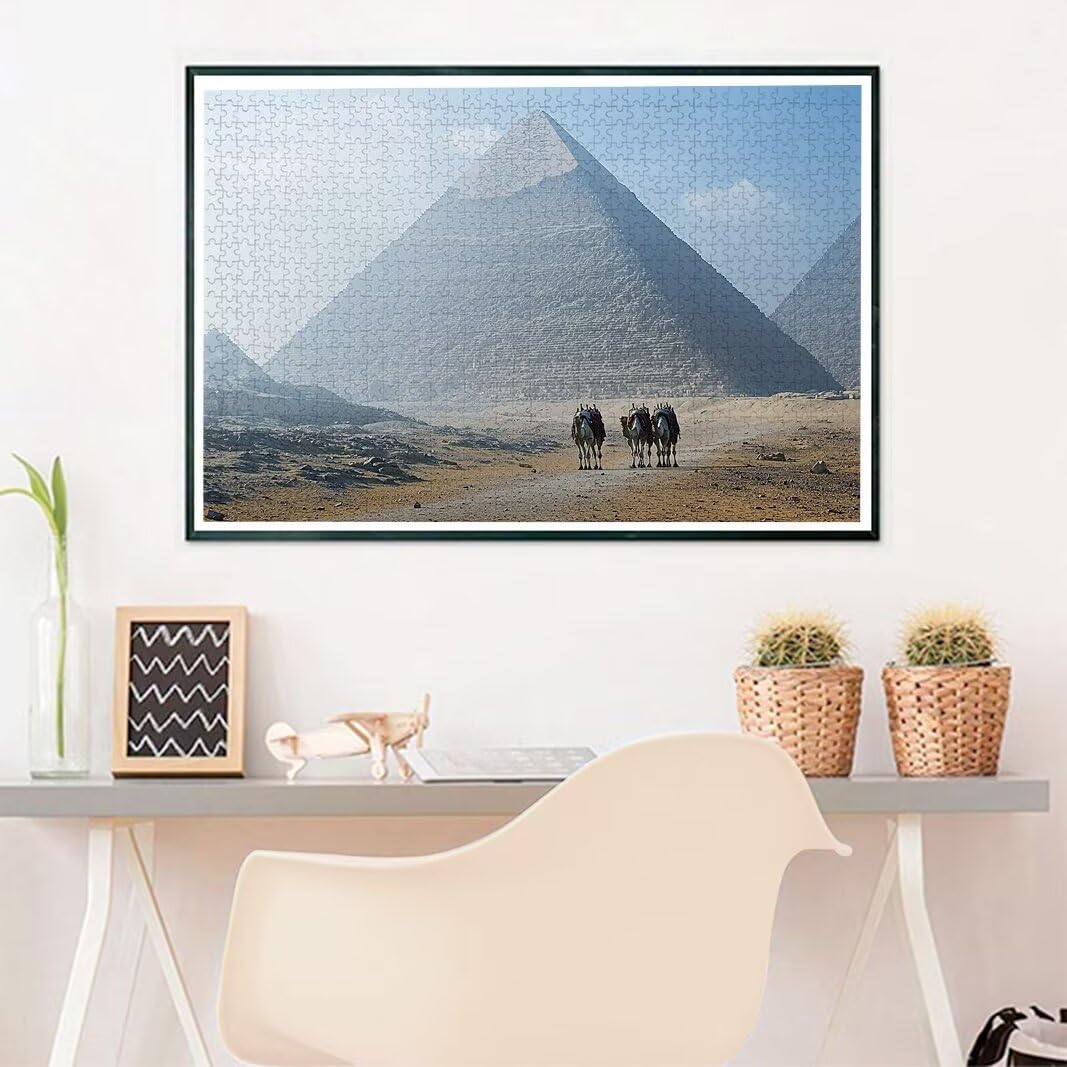 Egipt puzzle dla dorosłych 5000, 5000 puzzli dla dorosłych, 156,5 x 105,5 cm twarde niemożliwe drewniane puzzle, wymagająca gra dla całości dla kobiet, prezenty dla mężczyzn, motyw: (zwierzę), -7239