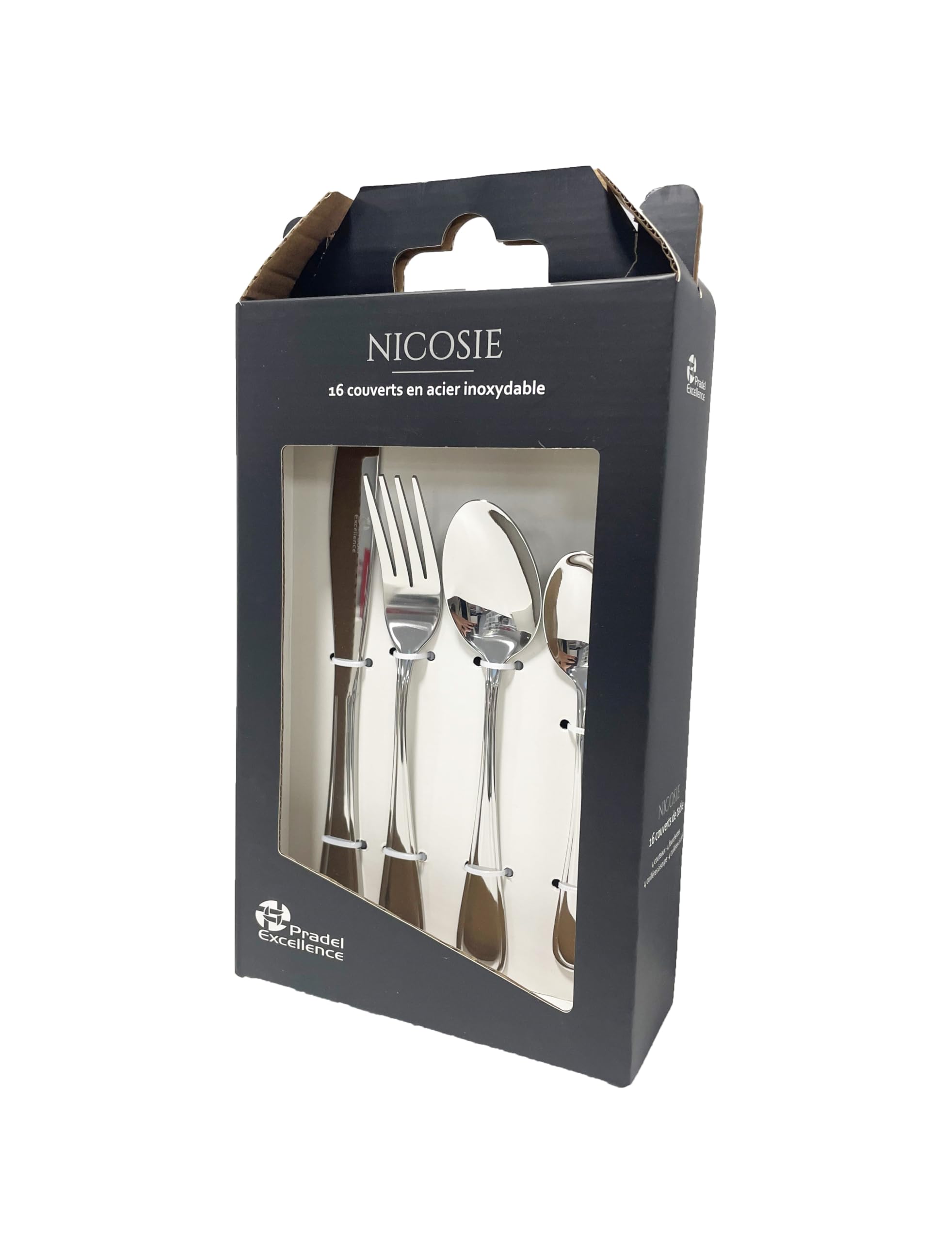 Ménagère 16 Couverts Acier Inoxydable – Modèle Perles – Pour 4 Personnes – Occasion