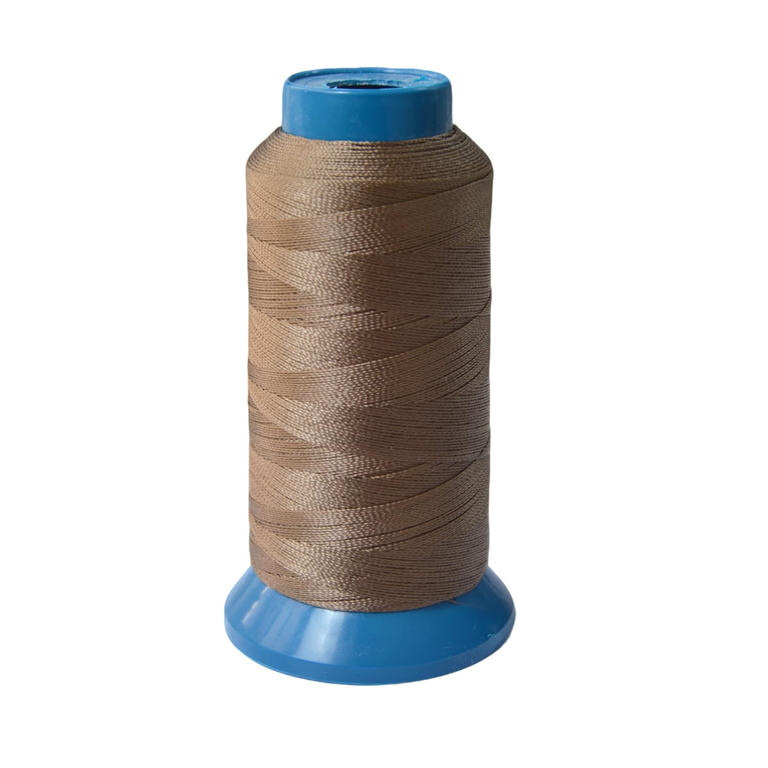 Dark Blonde Weaving Thread 1500 Yards 210D High Strength Polyester Thread for Wig Making & Hair Extension Sewing (Dark Blonde)