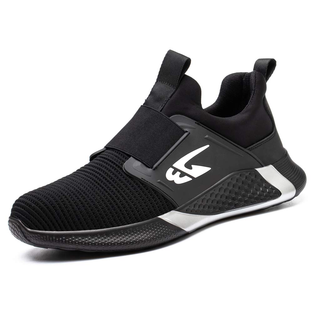 ALOFME Sommer Sicherheitsschuhe Damen Herren S3 Leicht Sportliche Arbeitsschuhe Atmungsaktive Stahlkappen Schuhe
