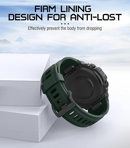 Miniatura 5 de MoKo Correa de reloj compatible con Amazfit T-RexT-Rex Pro Smartwatch, correa deportiva de repuesto de silicona suave, pulsera transpirable con