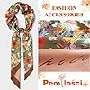 Pemilosci 59" Long Silk Like Scarf Fashion Hair He... #4