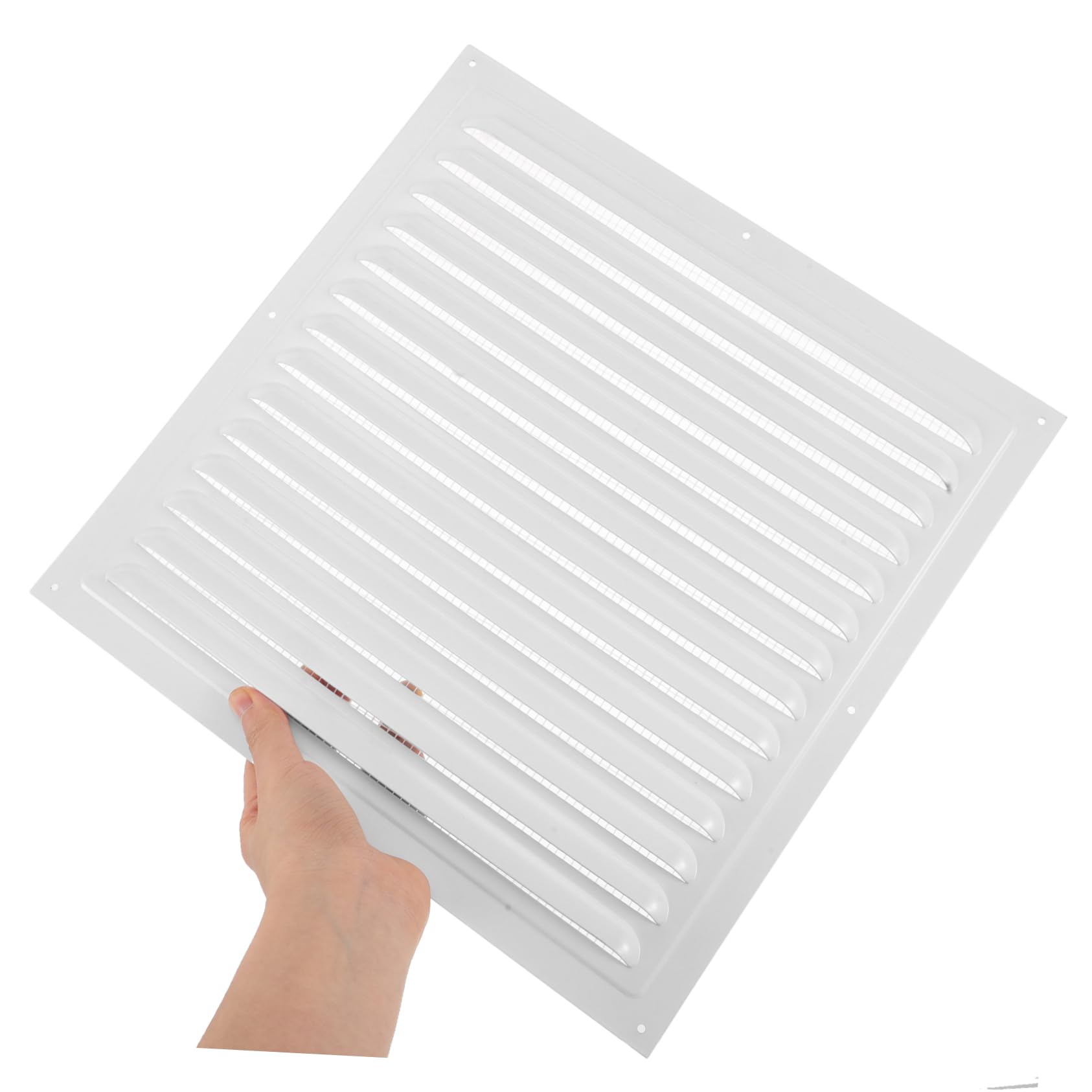 2pezzi Bocchetta Ventilazione Soffitto in Alluminio Scarico Per Condizionatore d Aria Copertura Per Prese d Aria Per Pareti Esterne Design Persiane Per Isolamento Termico e