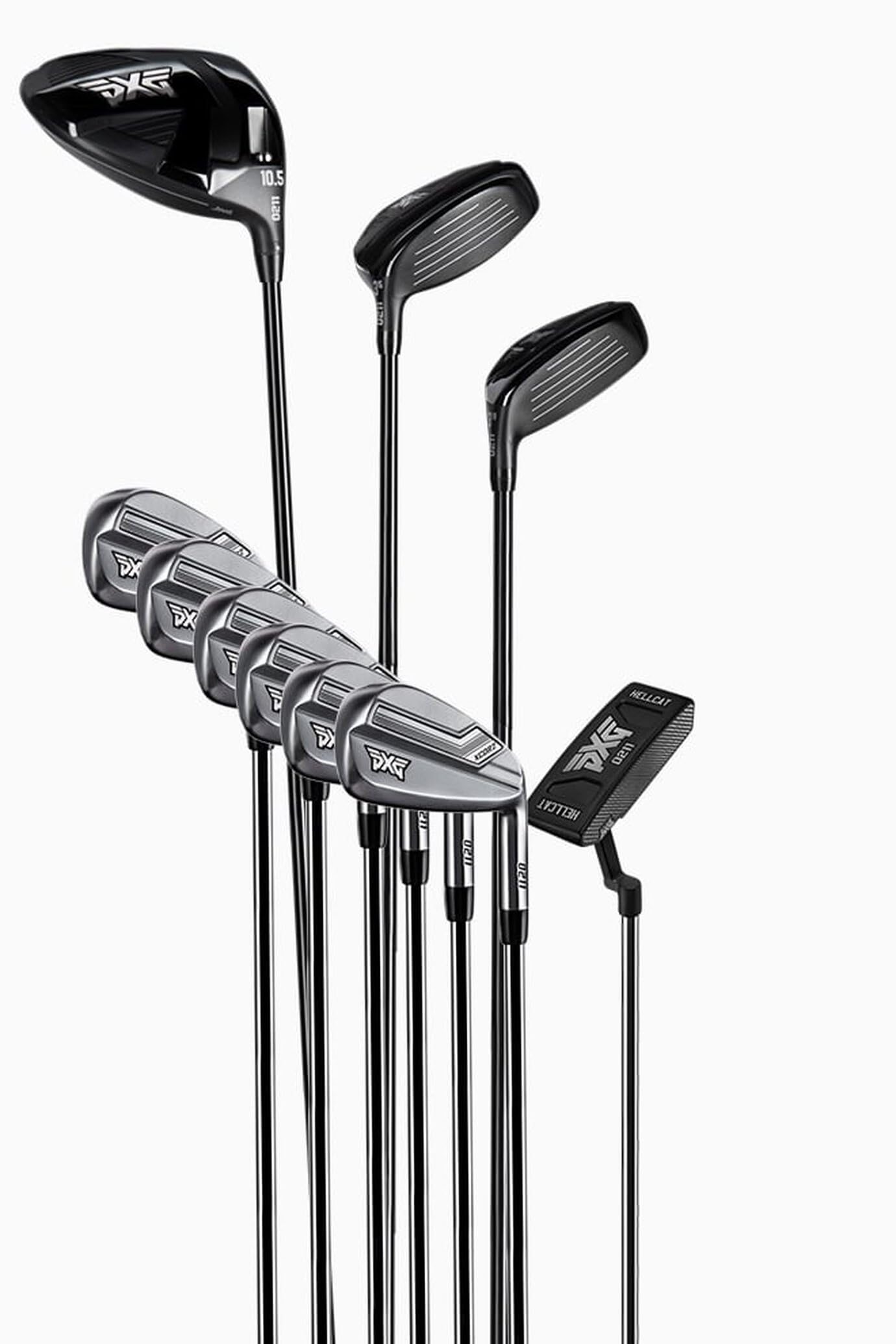 PXG0211 Complete Golf Club Set - Men's or Women's Package Includes 10, 13, or 14 Golf Clubs with Steel or Graphite Shafts - Avaliable with or wihtout PXG's Premium Standing Golf Bag