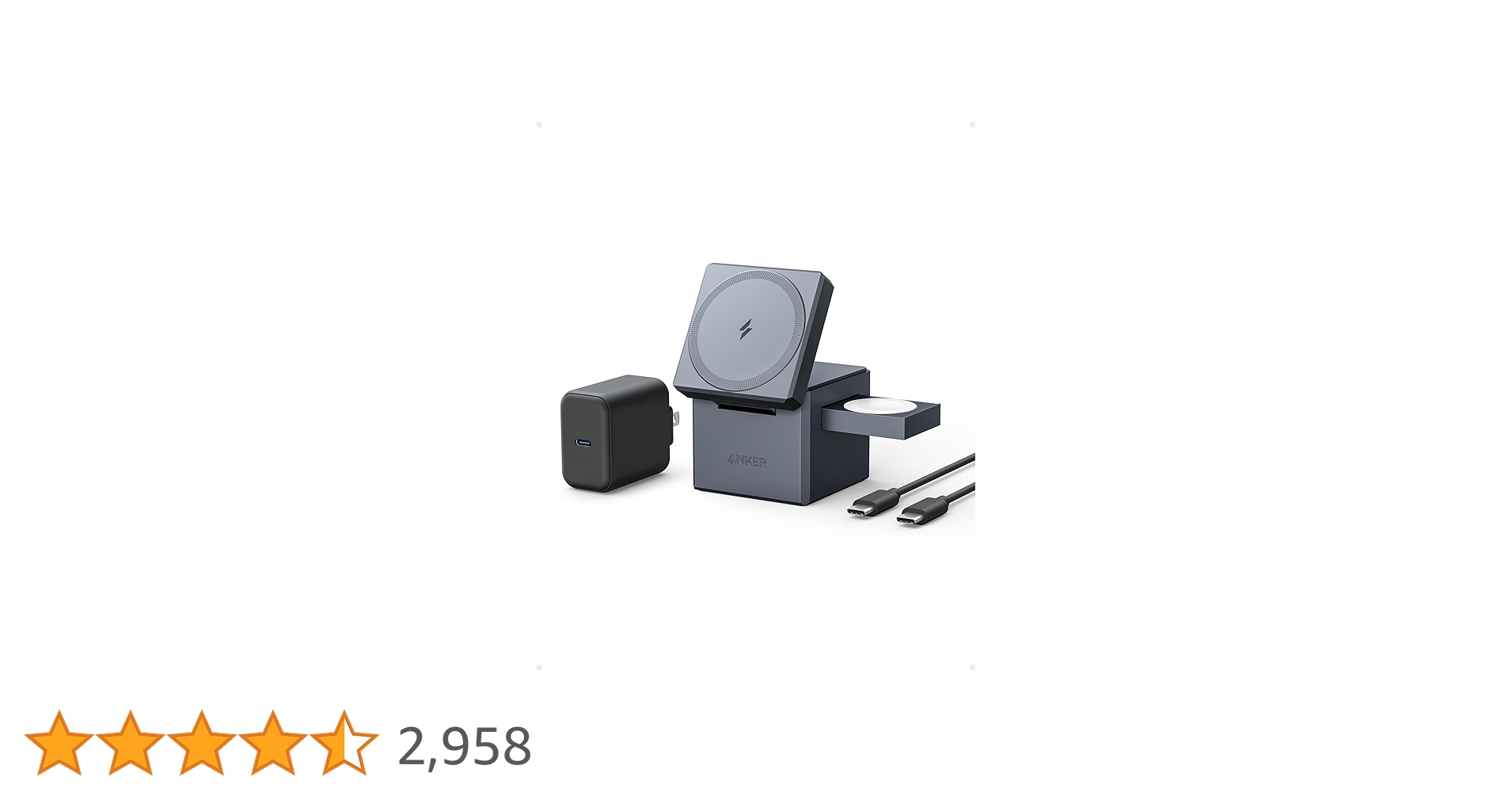 Amazon.co.jp: Anker 3-in-1 Cube with MagSafe: マグネット式 3