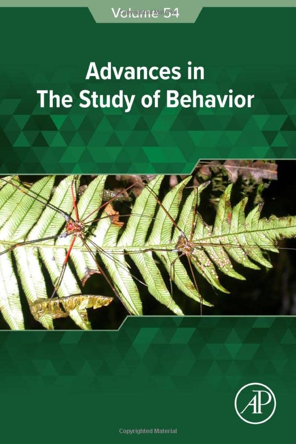 Advances in the Study of Behavior (Volume 54)