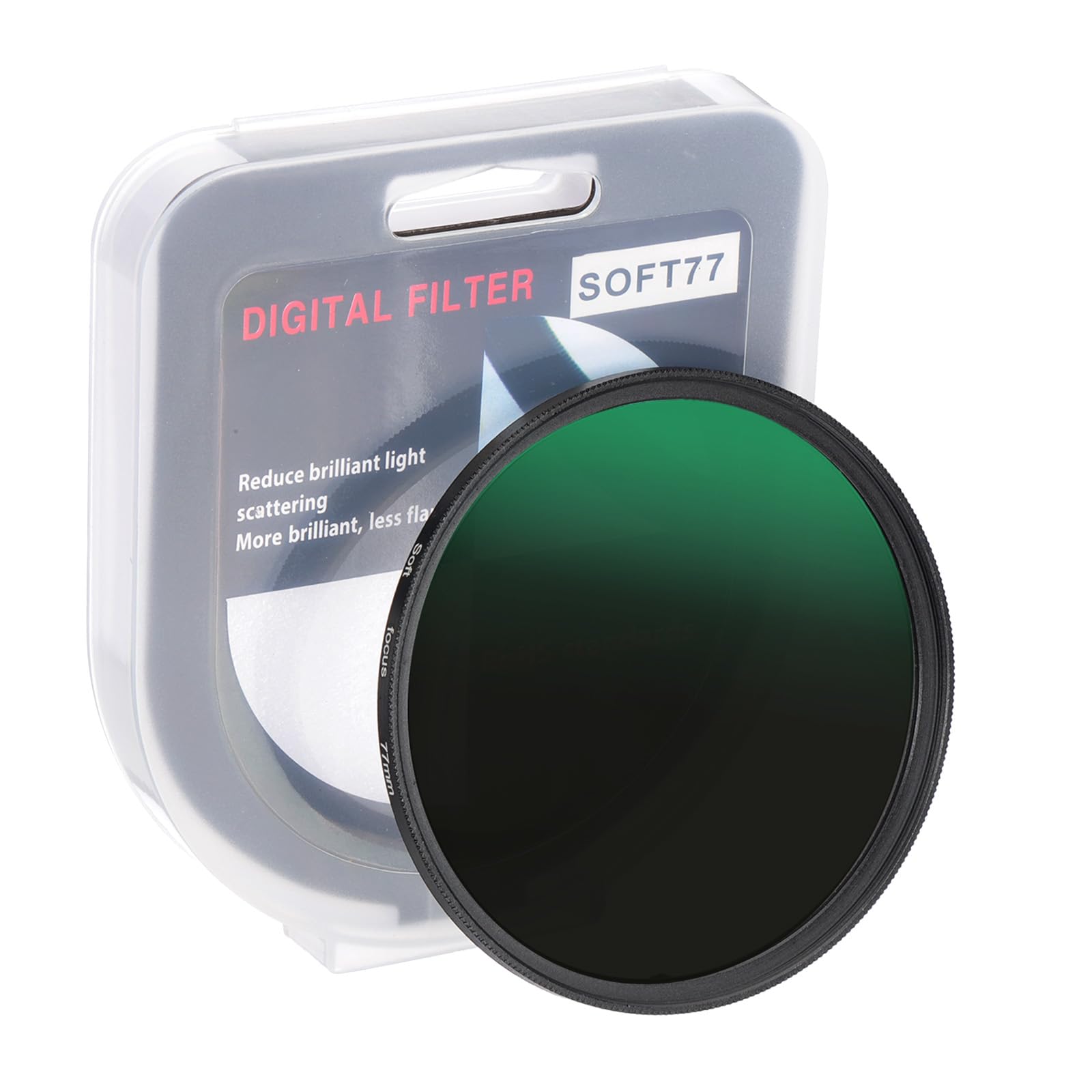 Filtre à brume 77 mm effet brouillard doux pour portrait et vidéo Vlog - 8