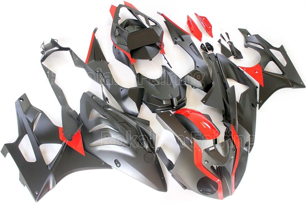 Sportbike S1000RR 2010-2014 Fairings Set For S1000RR 2010 2011 2012 2013 2014 Bodywork Set S 1000RR S1000 RR 10-14 ABS Matte Red Black Fairing Kit (Injection molding)