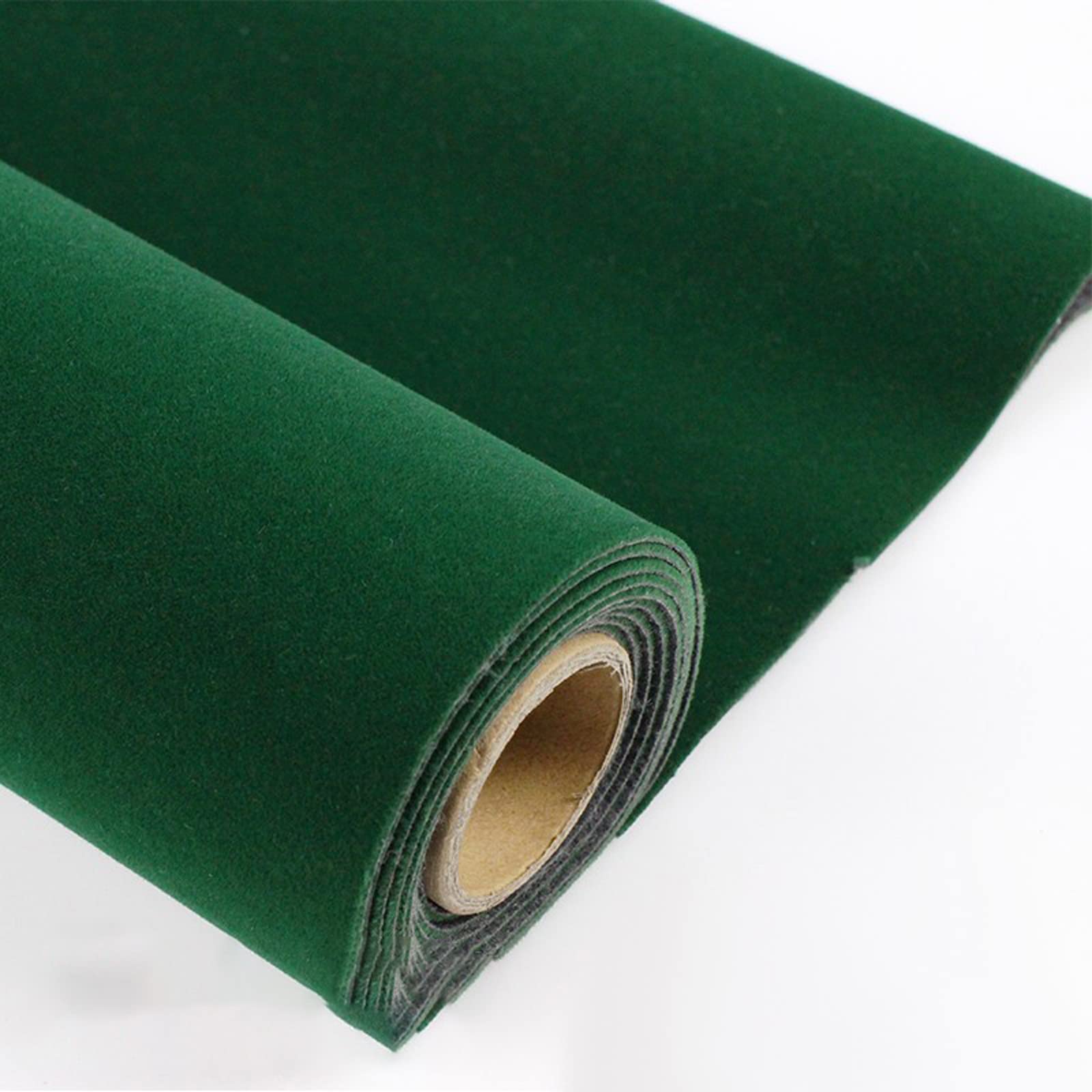 Tissu adhésif en velours vert 150cm pour tiroir de meuble