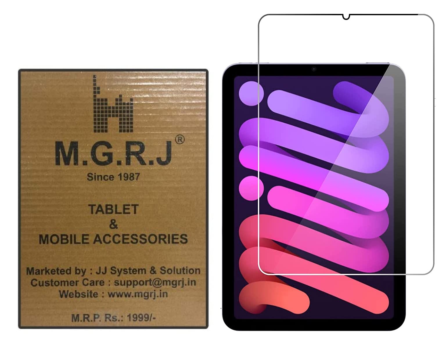 M.G.R.J® Tempered Glass Screen Protector Compatible for iPad Mini 7/A17 Pro, iPad Mini 7/6th Generation(2024/2021) 8.3 inch (B09M11LBP8) Amazon Price History, Amazon Price Tracker