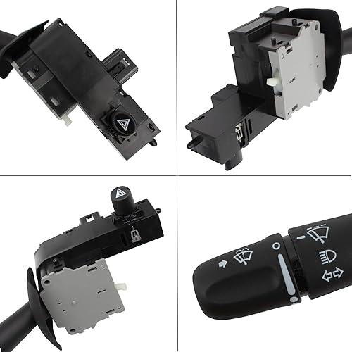 Miniatura 5 de Interruptor de señal de giro multifunción Reemplazo de control de limpiaparabrisas para 02-08 Ram 1500 2500,05-10 Dakota, 04-09 Durango, reemplaza a
