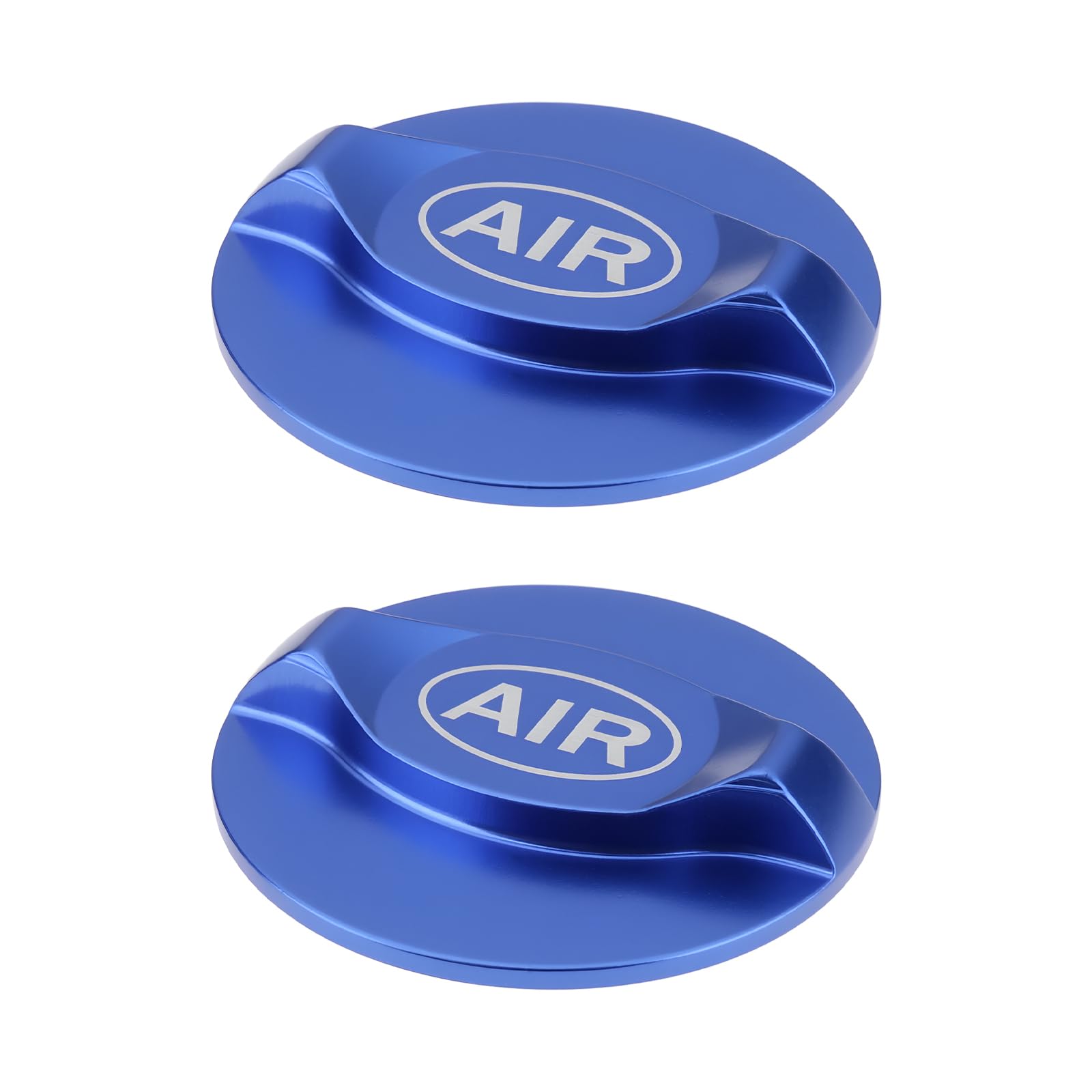 AS Axis Spindleon 2 Pcs Bicycle Front Fork Valve Blue Aluminum Alloy Valve Cover 25.8mm Fit for Most Bicycles