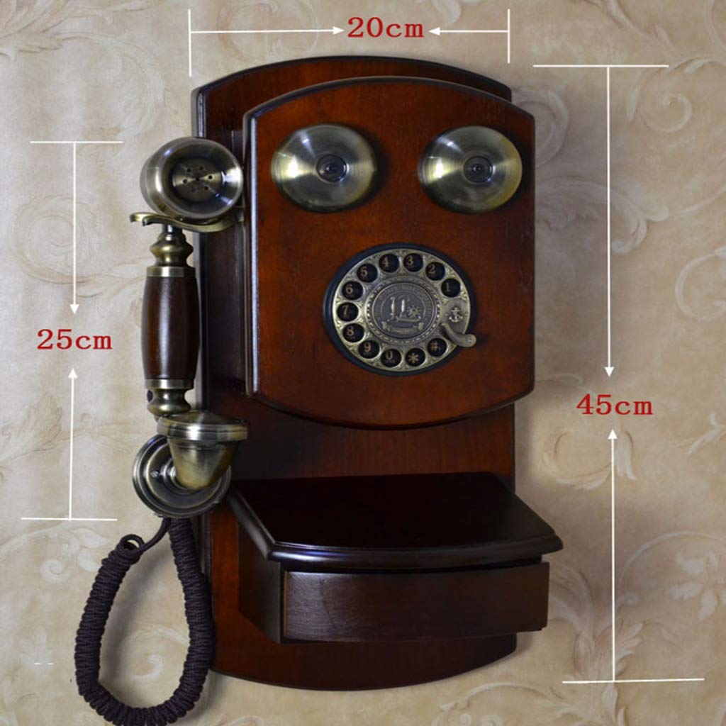 Amazon | クラシックな昔ながらの電話、ヨーロッパのレトロな機械式