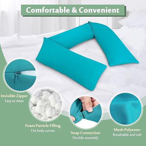Miniatura 5 de Almohadas de posicionamiento para postradas en cama después de la cirugía, posicionadores corporales, cojín de apoyo de espalda para úlcera de