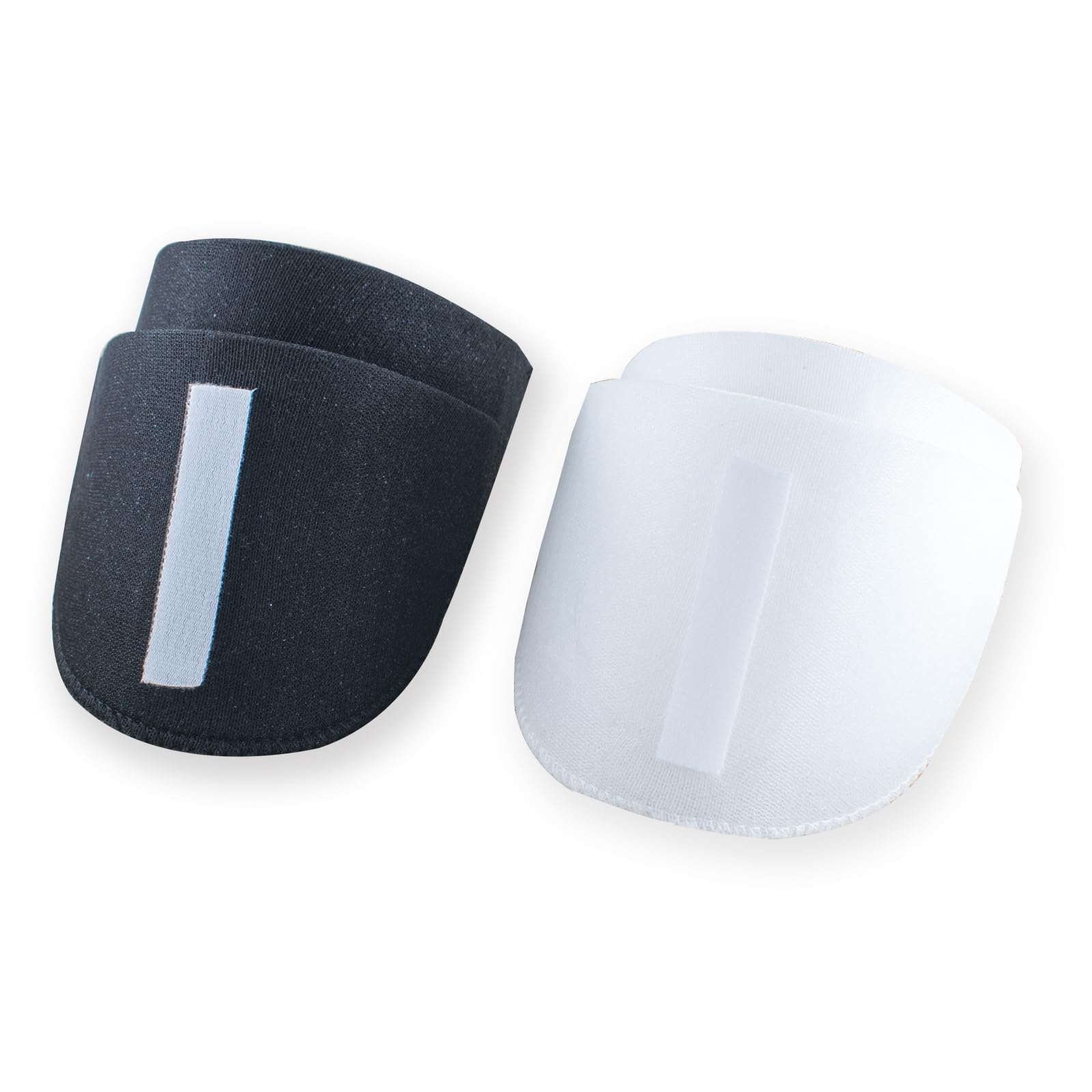 MiDube(r) Thickness 2cm / 0.78inch Foam Shoulder Pads Set Polyester Pad for Women Men Teens Sewing Accessories Clothes Set-in Shoulder Pads White and Black 2 Pairs