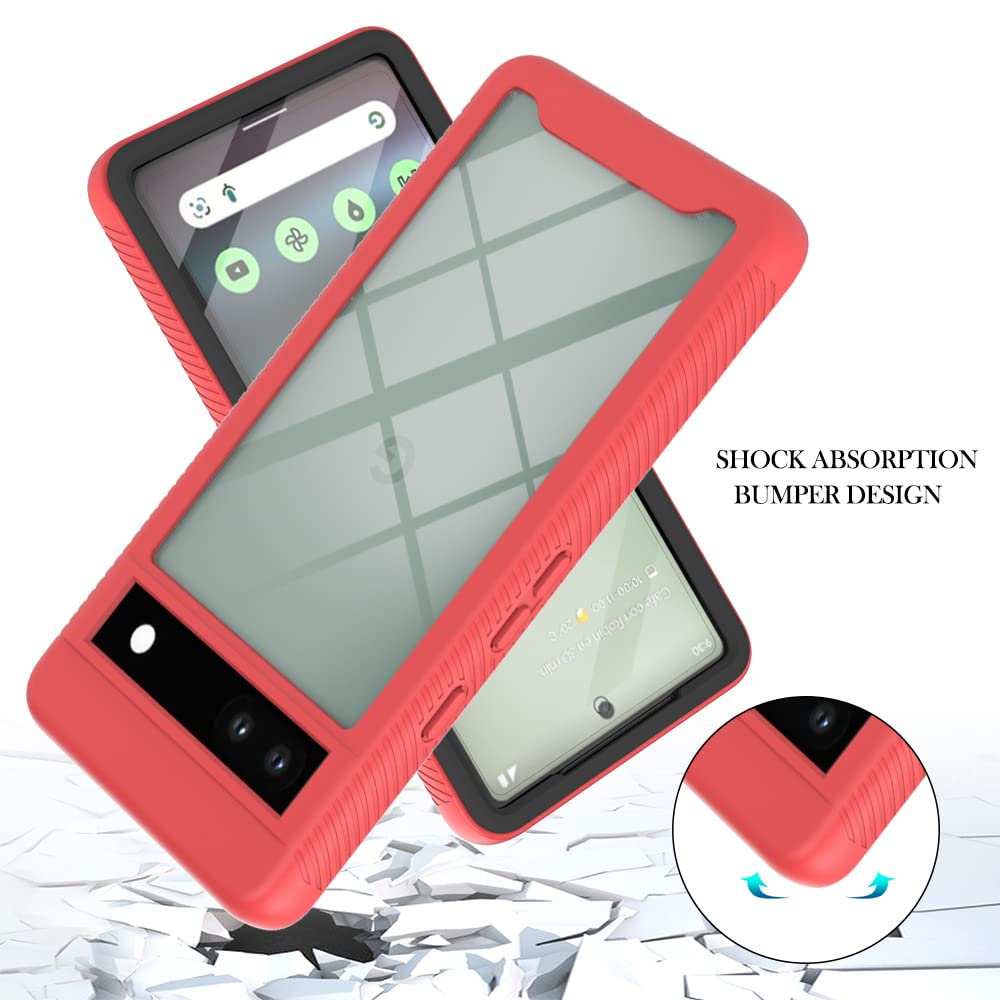 Sawiqpd for Google Pixel 8A 5G Case with Built-in Screen Protector - Image 4