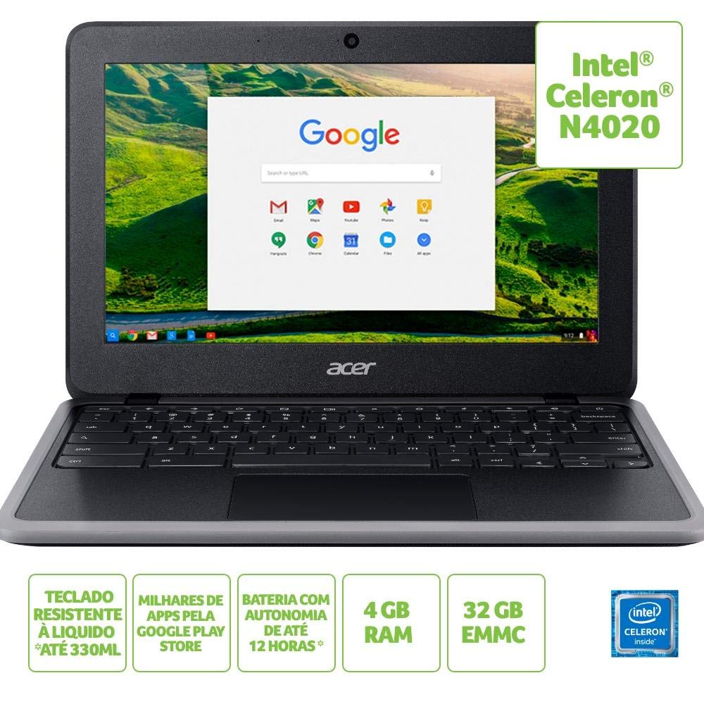 Chromebook C733-C607 Intel Celeron N4020 4GB 32GB eMMC 11.6