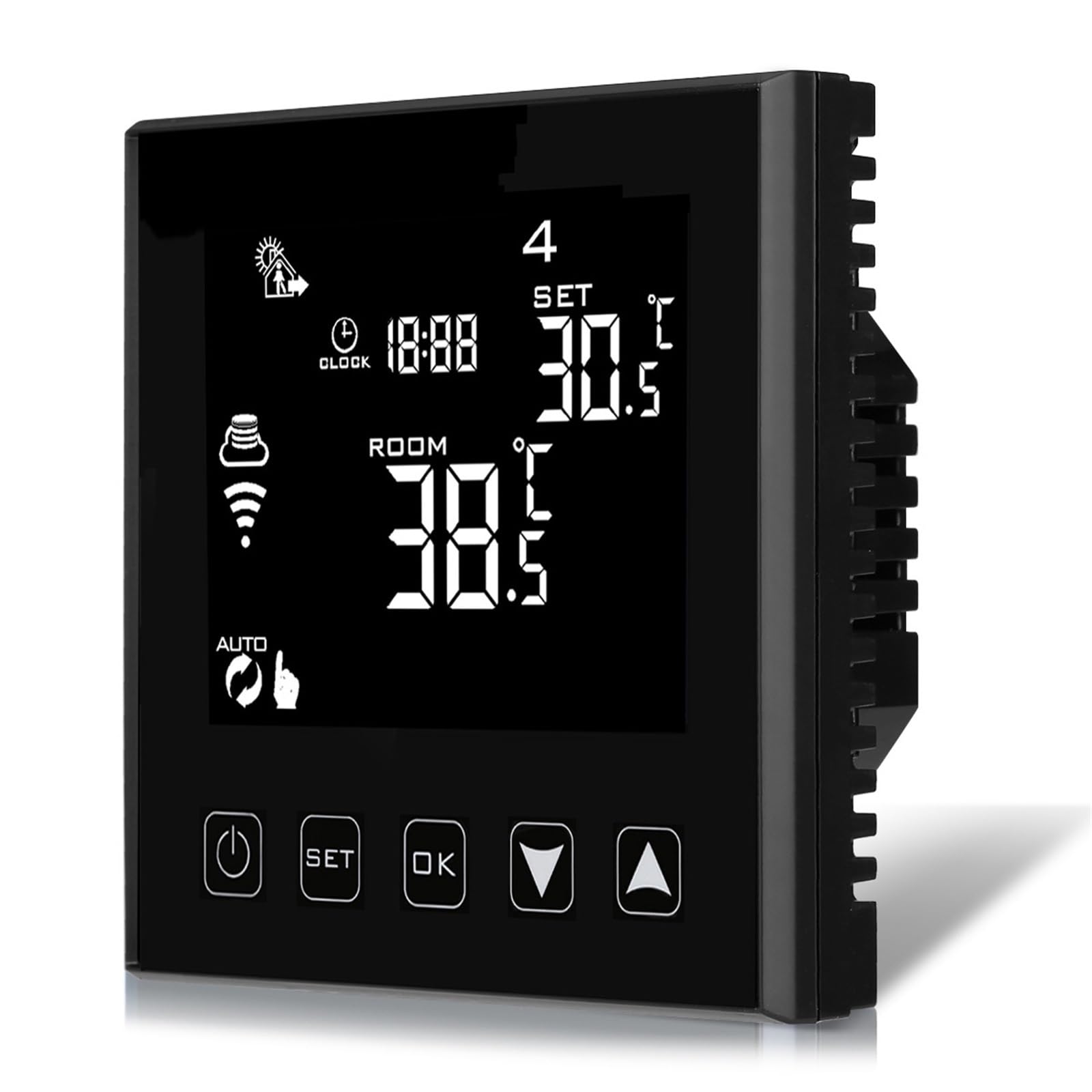 Termostat, Termometr Wewnętrzny Higrometr Cyfrowy WiFi Termostat Kontroler Klimatyzacji Temperatura
