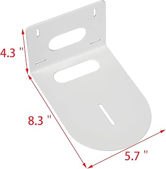 Camera Mounting Bracket Compatible with HuddleCam, Optics, Sony, AVIPAS or Lumens Camera, Small Universal Wall Mount Bracket | White Color