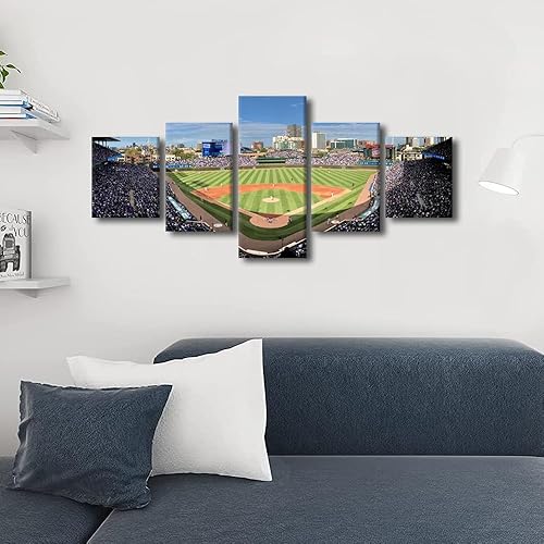 Miniatura 67 de Decoración de pared, lienzo para estadio deportivo de Estados Unidos, arte de pared moderno Fenway Park en Boston, arte de pared para oficina, sala