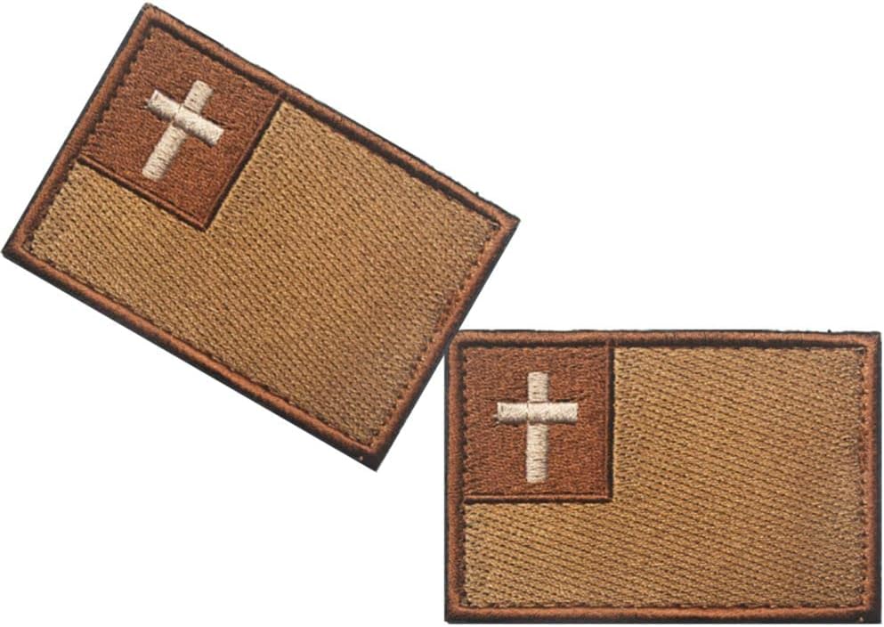 Compatible with Christian Flag Patch Christian Jesus Cross