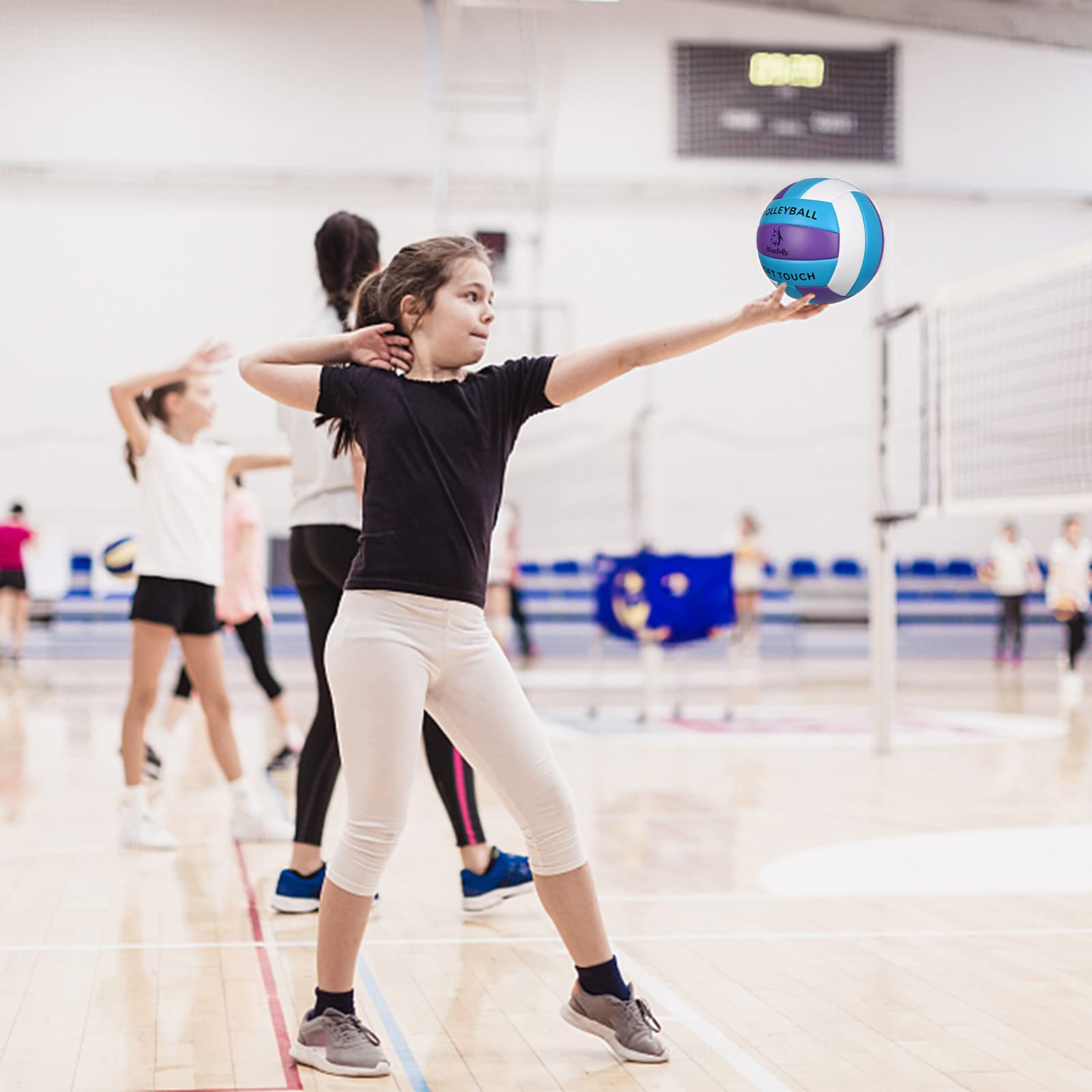 Pallone da Pallavolo Soft Touch Pallone Volley per Bambini/Adulti,Taglia Ufficiale 5