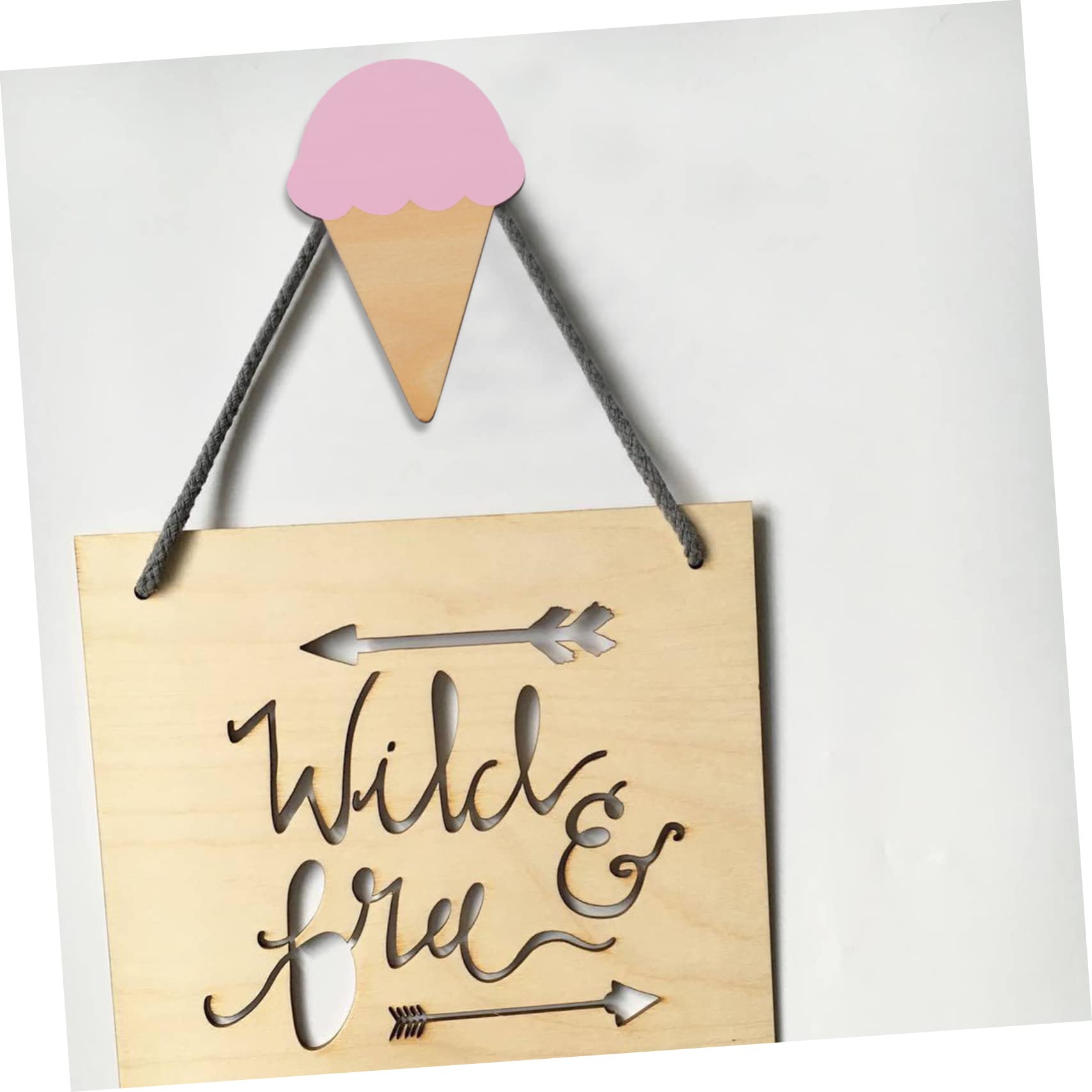MAGICLULU 8juegos Ganchos De Pared Decorativos Forma De Helado Para Adhesivos y Prácticos Para Colgar Ropa y Accesorios Habitaciones Infantiles y Baños