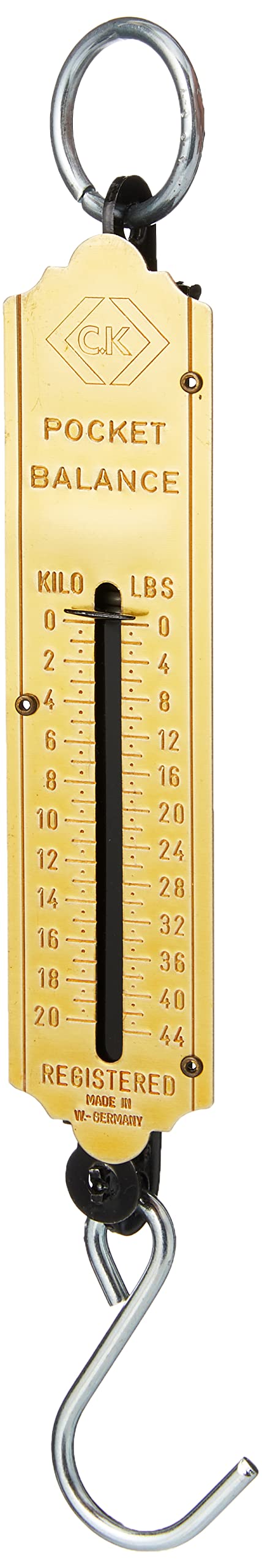 CK Tools Pocket Balance 20Kg/44lb T6202 044 Site/Garage/Construction/Luggage