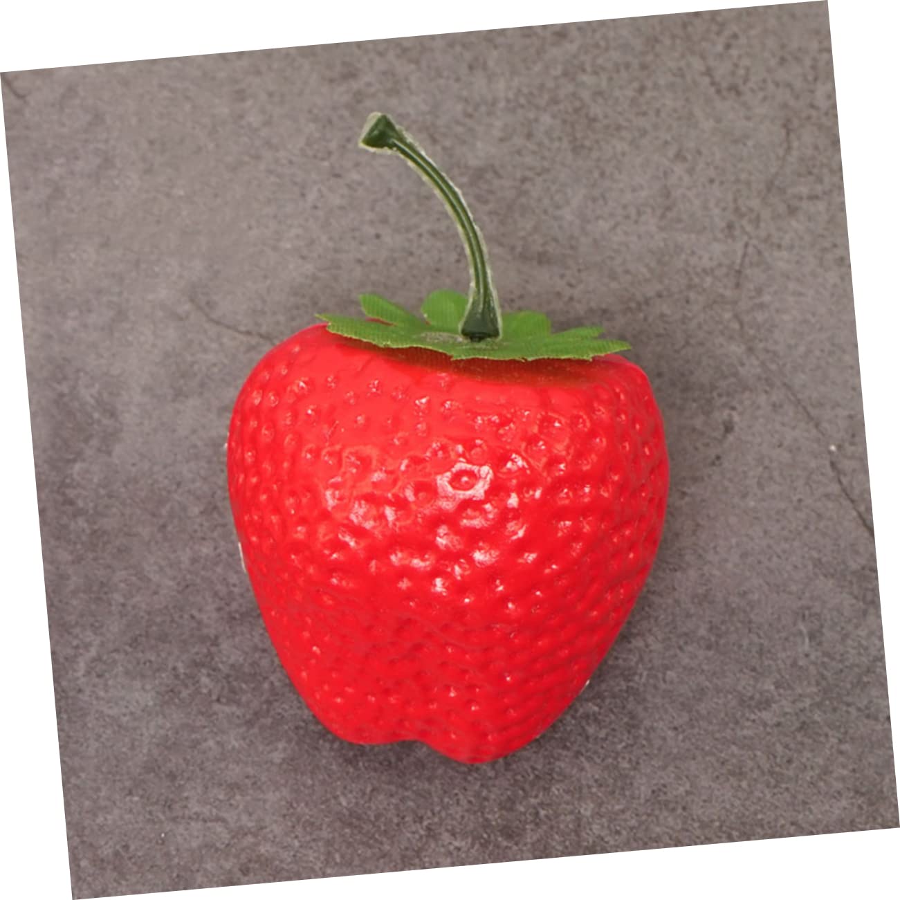 ORFOFE 2pièces Ornements Façade De Fraise Artificielle Modèle De Fraise Simulée pour Décoration Et Photographie
