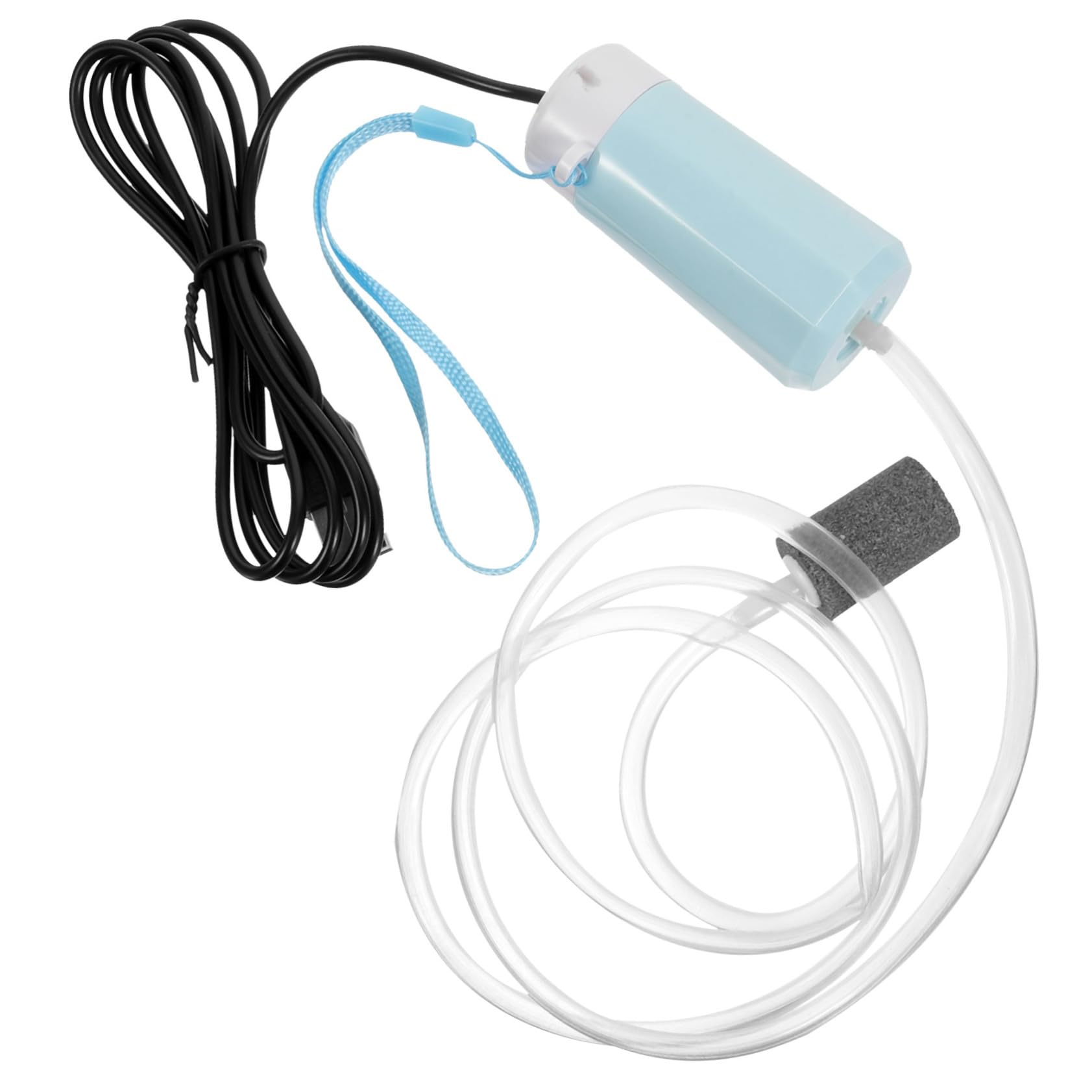 Toddmomy 4kawałki Usb Wodna Pompa Tlenowa Do Akwarium Cicha i Wydajna Pompka Tlenowa Do Ryb Oraz Łowisk Zasilana Przez Usb
