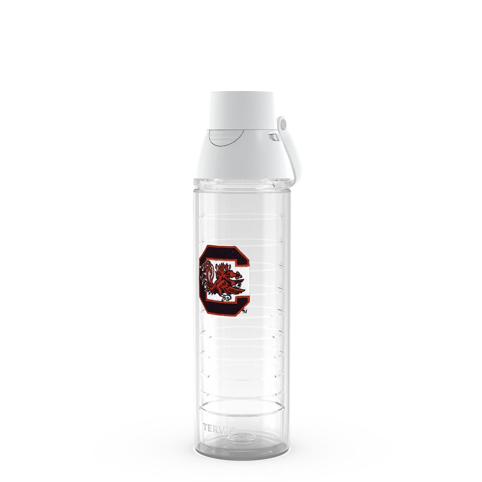 Tervis Venture Lite South Carolina Gamecocks, primäres Logo, hergestellt in den USA, doppelwandiger, isolierter Becher, Reisebecher, hält Getränke kalt und heiß, 680 ml Wasserflasche, klassisch