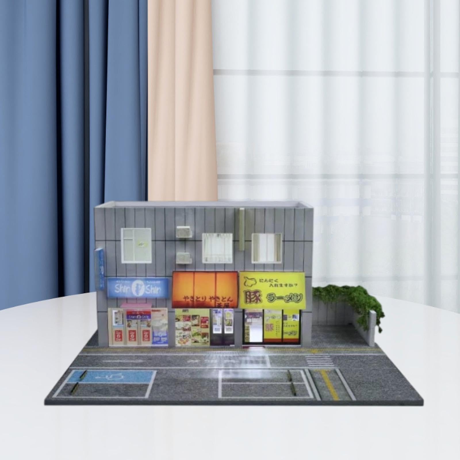 Miniatur Szenenmodell Im Maßstab 1/64 Zur Ausstellung mit