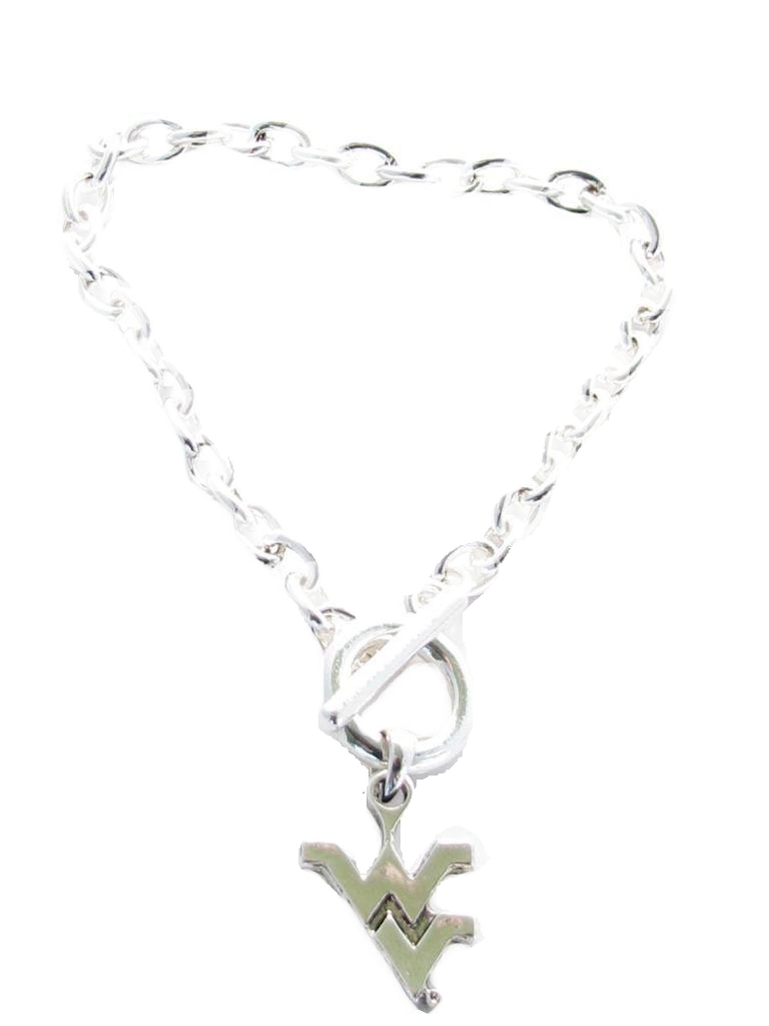 Sports Accessory Store West Virginia WVU Fashion Toggle Bracelet