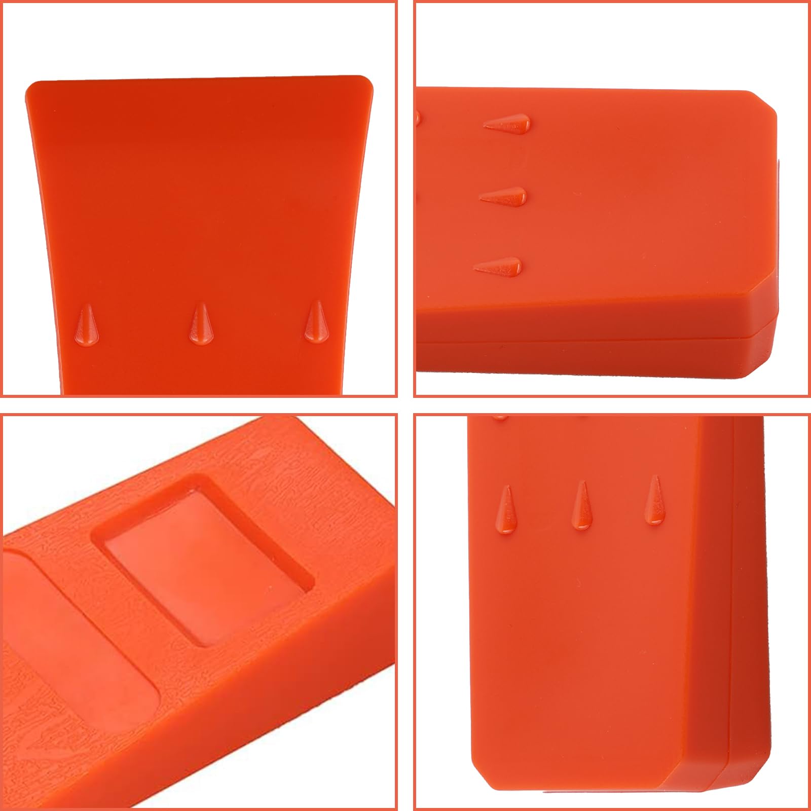 6 sztuk klinów do cięcia z tworzywa sztucznego, 15 cm do drewna, do cięcia lasu, do drewna, do leśnictwa, akcesoria leśne, klin do wycinania w rękawiczkach, worek siatkowy, narzędzie dla drwala